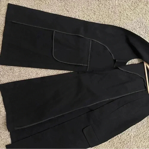 SAKS 5th Avenue Black Long Vest Sleeveless Jacket size XS - Picture 5 of 5